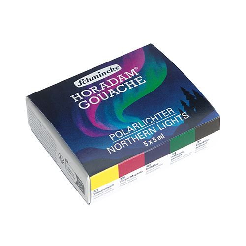 Horadam Gouache Set 5x5ml Polarlichter (GP1ltr=1078€)